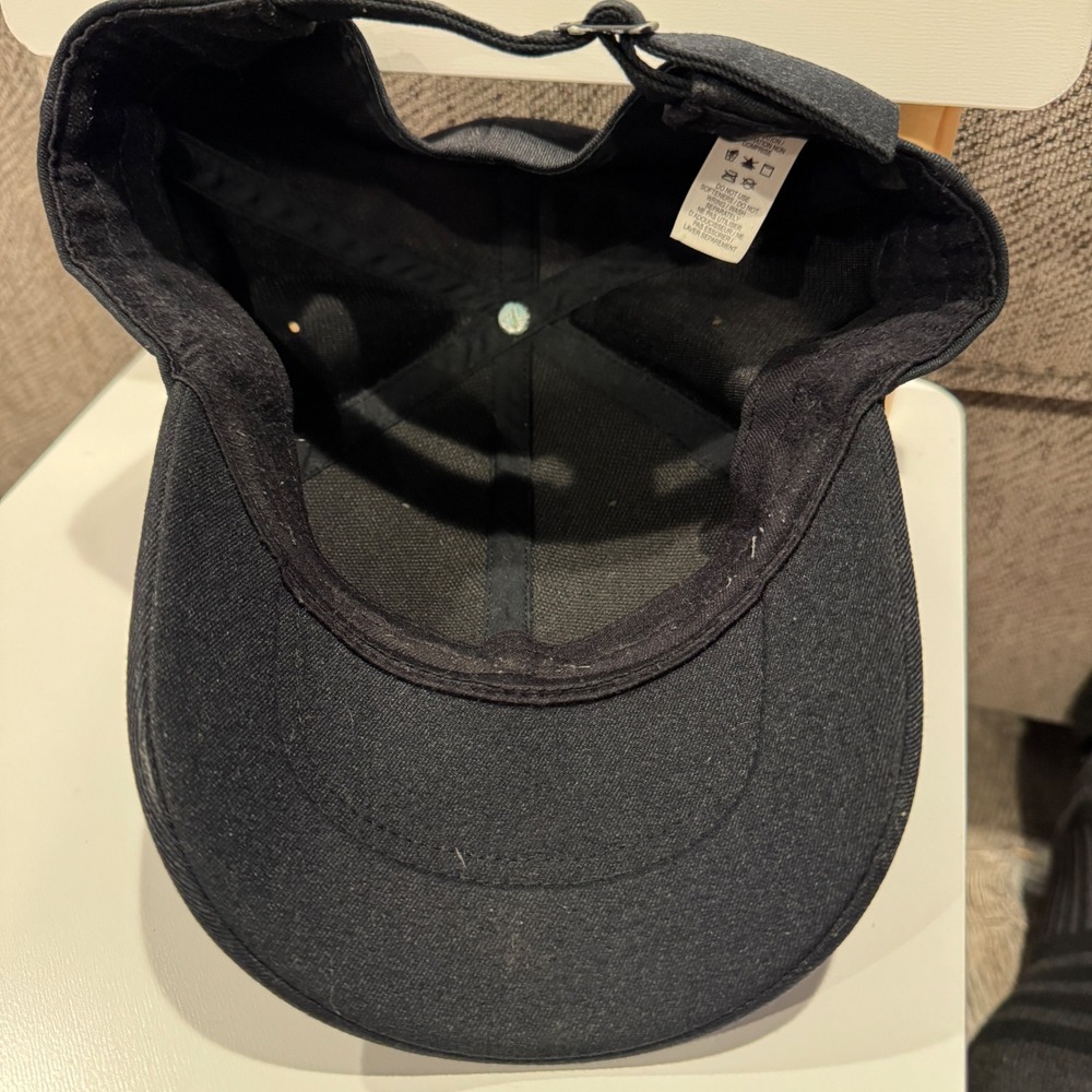 Nike Legacy 91 Hat Black Dri-Fit Metal Swoosh Logo Dad Cap Strapback - Picture 8 of 10